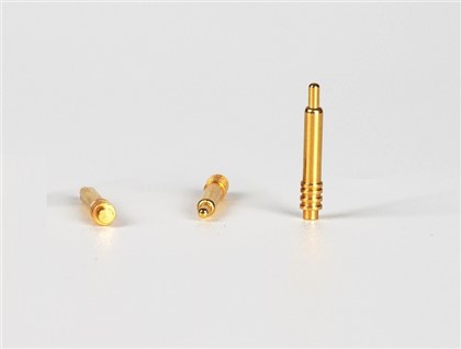 Plated Gold Straight Needle Pogo Pin