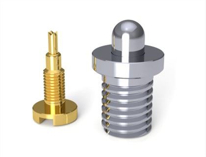 Threaded Self-locking Screw Design Pogo Pin