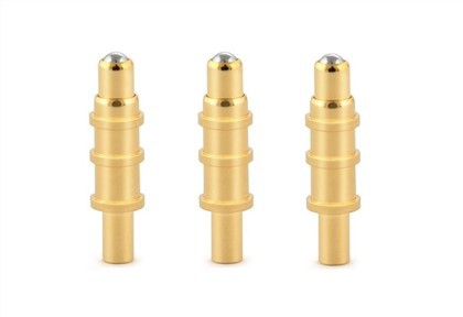 Ballpoint gold-plated Pogo Pin